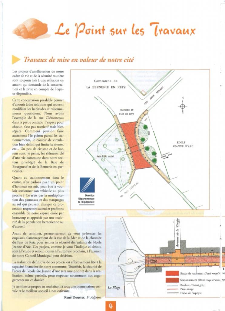 Présentation du Projet d'aménagement par René Dousset 