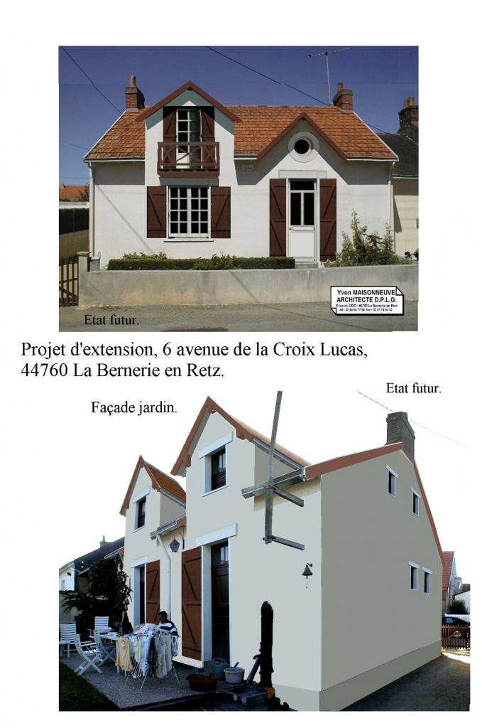 Yvon MAISONNEUVE Architecte D.P.L.G. 44760 44210